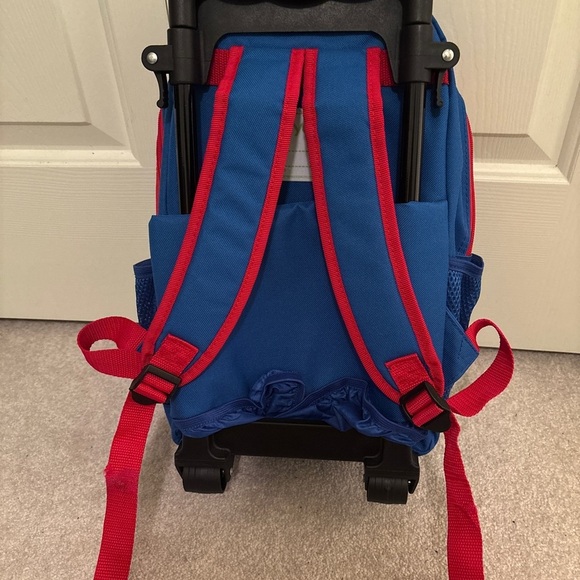 Yodo Shark Backpack Blue and Red - Picture 8 of 10